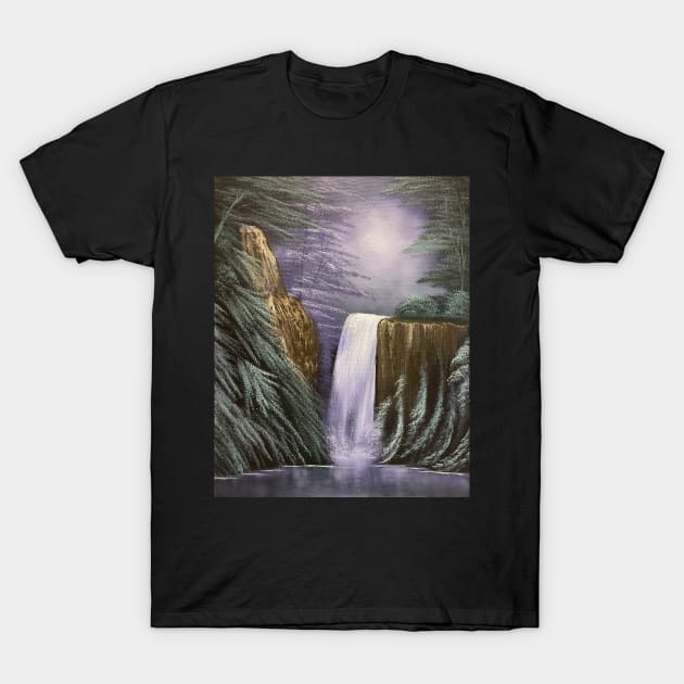 Waterfall Fantasy T-Shirt by J&S mason